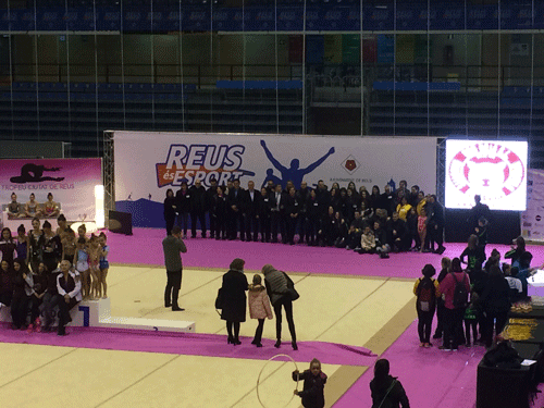 Pantalla LED 5 SMDi interior Campeonato España Gimnasia Rítmica Reus