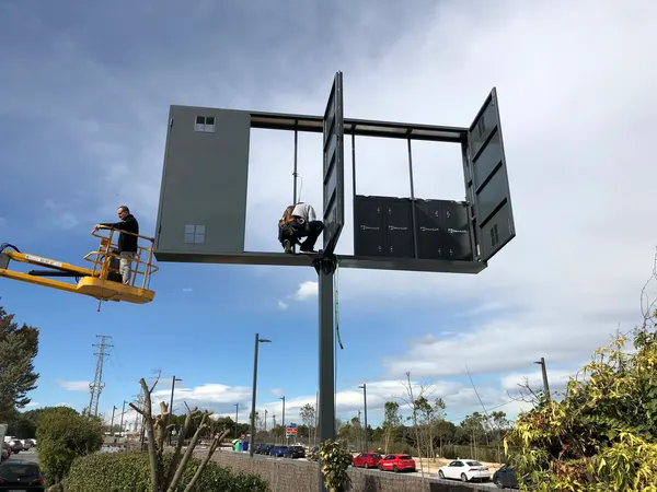 Pantalla led P6 Exterior Club de Golf Pozuelo Madrid