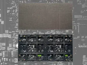 imagen de módulo de led de interior visto por la parte delantera y por la parte trasera