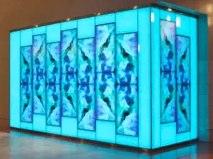 pantalla led interior reconocimiento de movimiento 3d