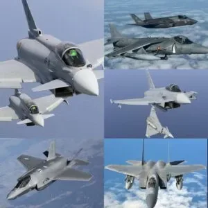 Demostración de vuelo sobre base aérea