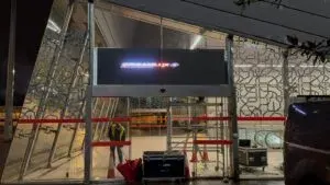 Video en pantalla LED Metro bilbao