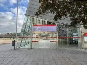 Pantalla LED informativa metro bilbao