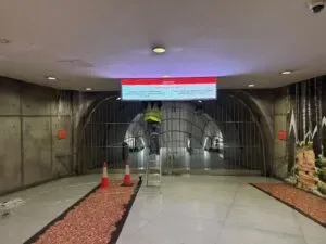 Pantalla LED reguladora metro bilbao