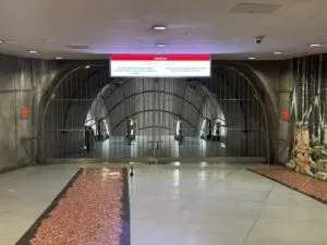Pantallas LEDS informativas metro bilbao